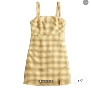 HOLLISTER plaid dress 💛